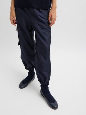 Tibi Crispy Nylon Wilt Pull On Jogger XS-Long